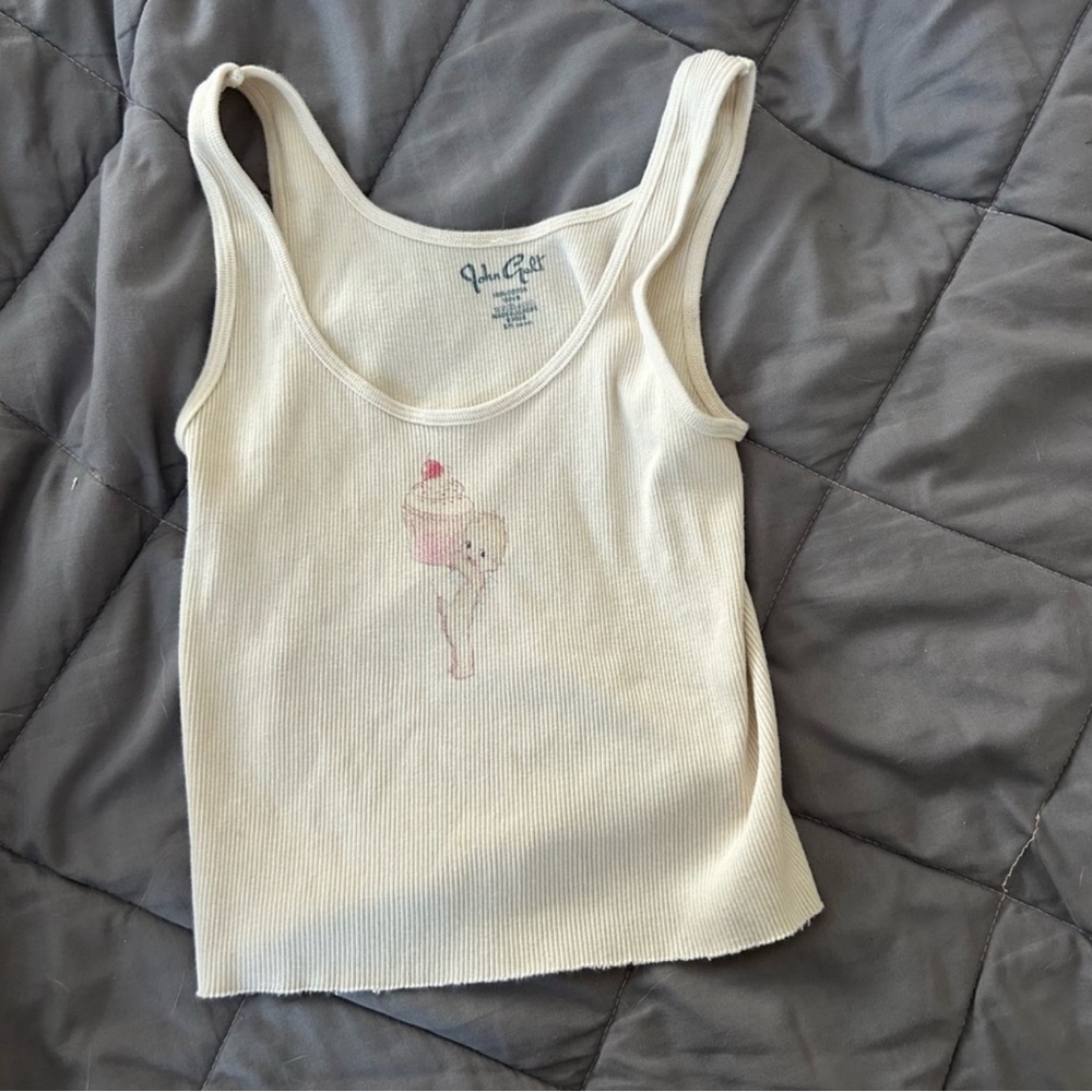 Brandy Melville Cupcake Cherub Tank Top